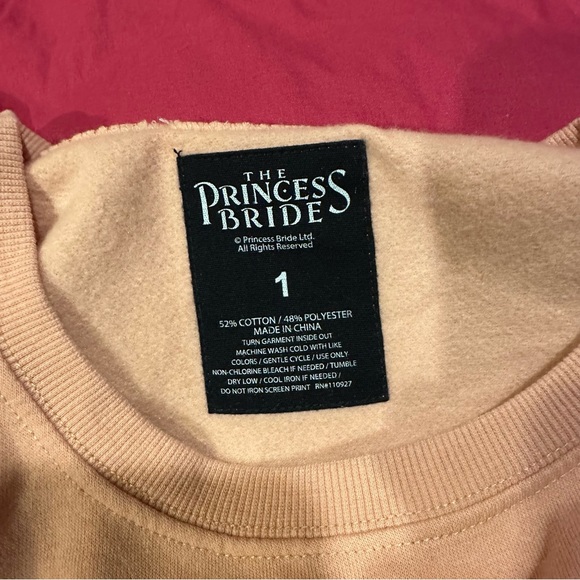 Torrid • Cozy Fleece The Princess Bride As You Wish Sweatshirt - Picture 6 of 8